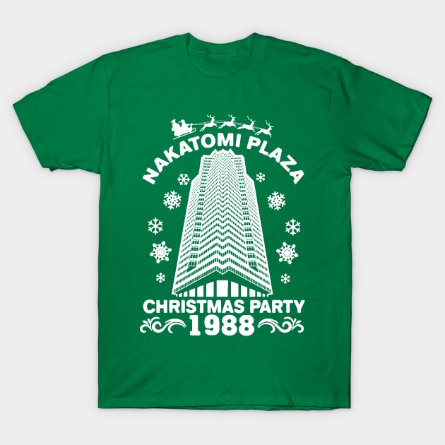 Nakatomi Plaza Christmas Party 1988 T-Shirt by N8I